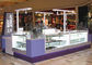 Łatwa instalacja biżuterii Wizytówka Kiosk Atrakcyjny fioletowy kolor powłoki materiału drewnianego