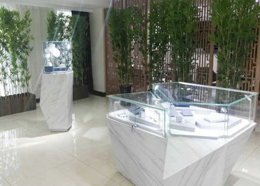 Drzewna Szklana biżuteria Salony pokazowe szafki Bizarre Style Design