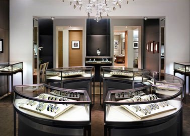 Nowoczesny luksusowy sklep biżuterii ze stali stałej